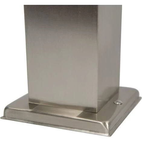 QAZQA Malios - Éclairage De Terrasse Et D'allée De Jardin Moderne - 1 Lumière - L 80 Mm - Acier - Design,Moderne - Éclairage Extérieur - Acier – Image 3