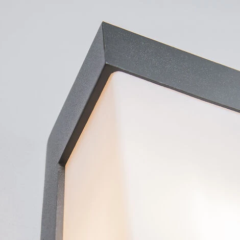 QAZQA Professional Tide - Applique Murale Moderne - 1 Lumière - L 140 Mm - Anthracite - Moderne - Éclairage Extérieur - Anthracite – Image 4