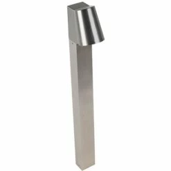 QAZQA Uma - LED Lampe Sur Pied Extérieur Moderne - 1 Lumière - H 620 Mm - Aluminium - Moderne - Éclairage Extérieur - Aluminium