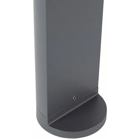 QAZQA Harry - LED Lampe Sur Pied Extérieur Moderne - 1 Lumière - Ø 80 Mm - Anthracite - Moderne - Éclairage Extérieur - Anthracite – Image 2