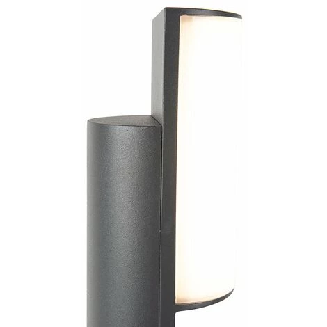 QAZQA Harry - LED Lampe Sur Pied Extérieur Moderne - 1 Lumière - Ø 80 Mm - Anthracite - Moderne - Éclairage Extérieur - Anthracite – Image 3