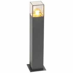 QAZQA Denmark - Éclairage De Terrasse Et D'allée De Jardin Moderne - 1 Lumière - L 85 Mm - Anthracite - Moderne - Éclairage Extérieur - Anthracite