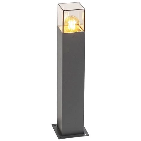 QAZQA Denmark - Éclairage De Terrasse Et D'allée De Jardin Moderne - 1 Lumière - L 85 Mm - Anthracite - Moderne - Éclairage Extérieur - Anthracite