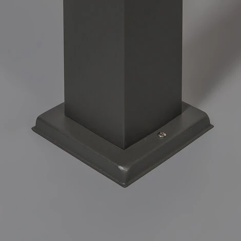 QAZQA Malios - Éclairage De Terrasse Et D'allée De Jardin Moderne - 1 Lumière - L 80 Mm - Anthracite - Design,Moderne - Éclairage Extérieur - Anthracite – Image 4