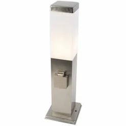 QAZQA Malios - Lampe Extérieure à Douille Moderne - 1 Lumière - L 80 Mm - Acier - Design,Moderne - Éclairage Extérieur - Acier