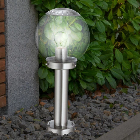 ETC-SHOP Lampe D'extérieur Lampadaire Lampe De Jardin En Acier Inoxydable Lampe D'éclairage BOWLE II – Image 3