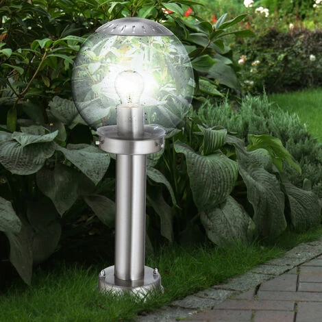ETC-SHOP Lampe D'extérieur Lampadaire Lampe De Jardin En Acier Inoxydable Lampe D'éclairage BOWLE II – Image 4