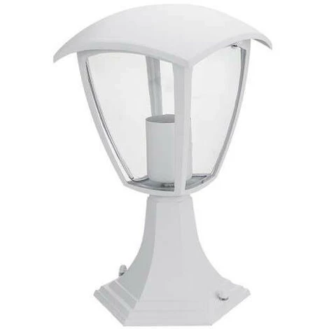 OPTONICA Lanterne 220V E27 Blanche étanche IP44 Avec Pied – Image 2