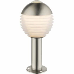 Lampe De Jardin De Patio En Acier Inoxydable à Boule De Lumière à Base D'extérieur à LED Spot Sur Pied Globo 34289