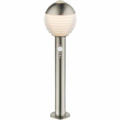 ETC-SHOP Lampadaire Extérieur LED Balcon Plot Boule En Acier Inoxydable SENSOR Light
