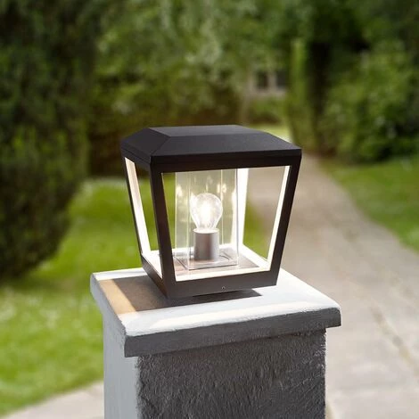 LUCANDE Luminaire Extérieur 'Dunia' En Aluminium - Gris Foncé – Image 2