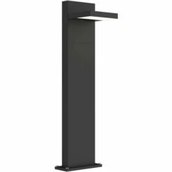 LUCANDE LED Eclairage Exterieur 'Silvan' En Aluminium - Gris Graphite (RAL 840-M), Blanc