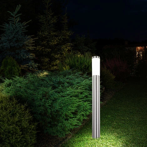 ETC-SHOP Lot De 2 Lampes Sur Pied En Acier Inoxydable à LED RVB TÉLÉCOMMANDE Jardin Chemins Extérieurs Lumières Sur Pied DIMMABLE – Image 5