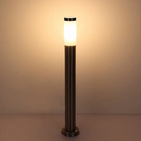 ETC-SHOP 2x Smart Home RGB LED Lampadaire Extérieur Piliers En Acier Inoxydable Alexa Google App Lumières De Chemin De Jardin DIMMABLE – Image 3