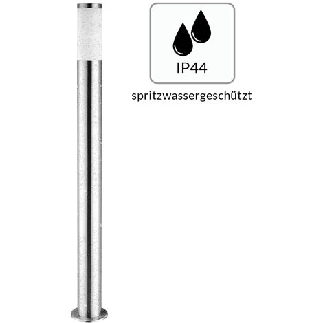 MONZANA Lampadaire Moderne - Luminaire Extérieur - Allée, Terrasse - Acier Inoxydable Silber (de) – Image 4