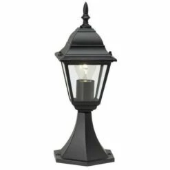 BRILLIANT Borne NEWPORT - E27 - 1x60W - Coloris Noir