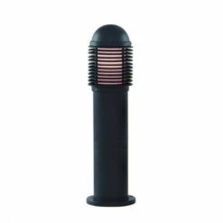 SEARCHLIGHT Borne 45 Cm Bollards 18 Cm, En Fonte D'aluminium Et Polycarbonate - Noir