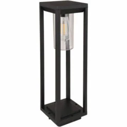 ETC-SHOP Lampadaire Extérieur Dimmable Balcon De Jardin Lanterne ALU TÉLÉCOMMANDE Dans Un Ensemble Comprenant Des Ampoules LED RVB