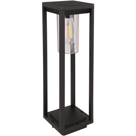 ETC-SHOP Lampadaire Extérieur Dimmable Balcon De Jardin Lanterne ALU TÉLÉCOMMANDE Dans Un Ensemble Comprenant Des Ampoules LED RVB