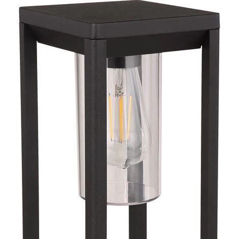 ETC-SHOP Lampadaire Extérieur Dimmable Balcon De Jardin Lanterne ALU TÉLÉCOMMANDE Dans Un Ensemble Comprenant Des Ampoules LED RVB – Image 3