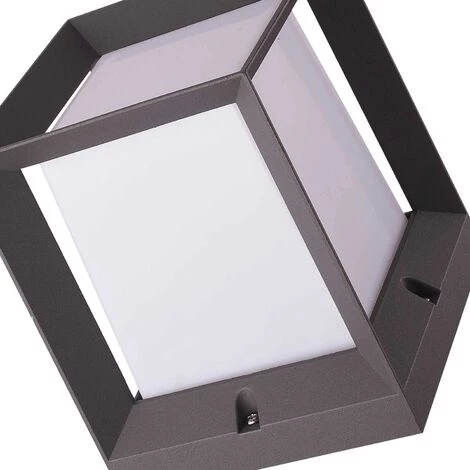 LÚZETE - BALISA EXTÉRIEUR SNOWDROP 16CM E27 ANTRACITE - Anthracite – Image 2