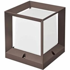 LÚZETE - SOBREMURO EXTERIOR SNOWDROP 16CM E27 MARRÓN - Marron