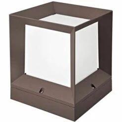 LÚZETE - BALISA EXTÉRIEUR SNOWDROP 22CM E27 MARRON - Marron