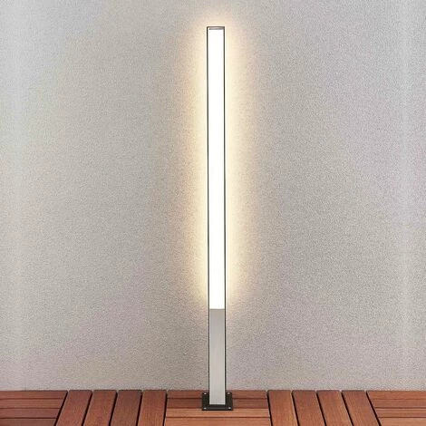 LUCANDE LED Eclairage Exterieur 'Aegisa' En Aluminium - Gris Foncé, Blanc – Image 3