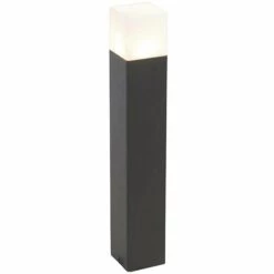 QAZQA Denmark - Lampe Sur Pied Extérieur Moderne - 1 Lumière - L 8.3 Cm - Blanc - Moderne - Éclairage Extérieur - Blanc
