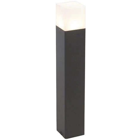 QAZQA Denmark - Lampe Sur Pied Extérieur Moderne - 1 Lumière - L 8.3 Cm - Blanc - Moderne - Éclairage Extérieur - Blanc