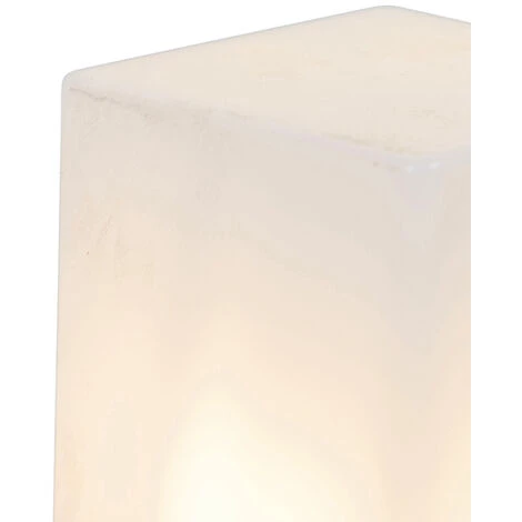 QAZQA Denmark - Lampe Sur Pied Extérieur Moderne - 1 Lumière - L 8.3 Cm - Blanc - Moderne - Éclairage Extérieur - Blanc – Image 3