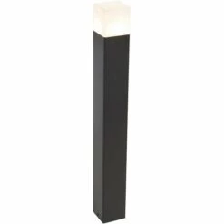 QAZQA Denmark - Lampe Sur Pied Extérieur Moderne - 1 Lumière - L 8.3 Cm - Blanc - Moderne - Éclairage Extérieur - Blanc