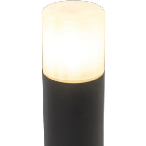 QAZQA Odense - Lampe Sur Pied Extérieur Moderne - 1 Lumière - Ø 11.9 Cm - Noir - Moderne - Éclairage Extérieur - Noir – Image 4