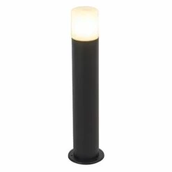 QAZQA Odense - Lampe Sur Pied Extérieur Moderne - 1 Lumière - Ø 11.9 Cm - Noir - Moderne - Éclairage Extérieur - Noir