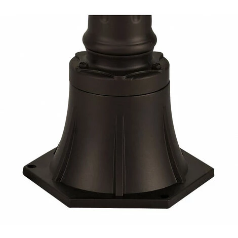 LUMINAIRE CENTER Lanterne IP54 Benson 1 Ampoule Bronze Antique 35 Cm - Marron – Image 4