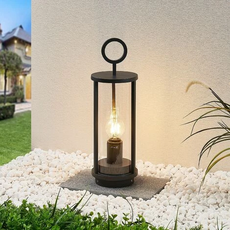 LUCANDE Luminaire Extérieur à Intensité Variable 'Emmeline' En Aluminium - Graphite – Image 2