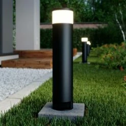 LUCANDE Luminaire Extérieur à Intensité Variable 'Corban' En Aluminium - Graphite