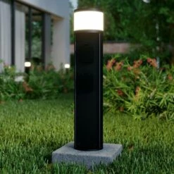 LUCANDE Luminaire Extérieur à Intensité Variable 'Corban' En Aluminium - Graphite
