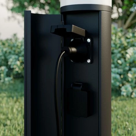 LUCANDE LED Borne Eclairage Exterieur 'Corban' En Aluminium - Graphite – Image 4