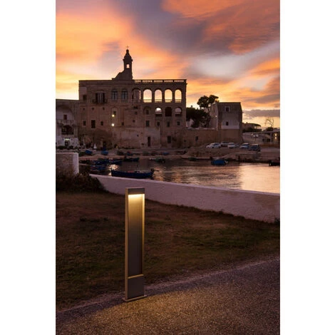 SLV FLATT 100 Borne Extérieure Anthracite LED 9,7W 3000/4000K IP65 (1002958) – Image 3