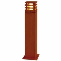SLV RUSTY LED 70 CARRE Borne Fonte Rouillée LED 3000K IP55
