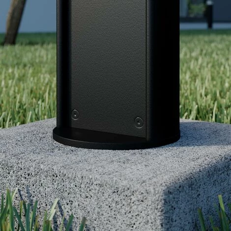 LUCANDE LED Borne Eclairage Exterieur 'Corban' En Aluminium - Graphite – Image 3