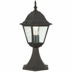 BRILLIANT Bornemetal Inoxydable/verre Noir E27 - Noir