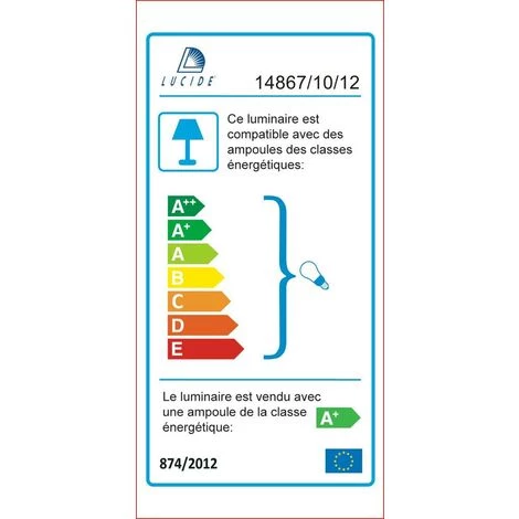 LUCIDE Bornealuminium Nickel Satiné Gu10 - Nickel Satiné – Image 2