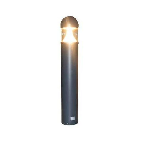 MIIDEX LIGHTING Potelet LED 35W Cylindrique Gris 100cm IP54 - Blanc Du Jour 6000K – Image 2