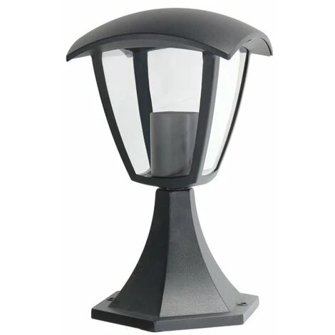 Balise Noir Pour Jardin Extérieur 1XE27 295mm IP44 | IluminaShop