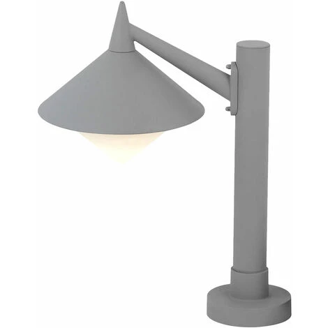 Lampe Sur Pied D'extérieur Pied De Jardin Chemin ALU Piliers Spot Gris Clair WOFI 379401500500