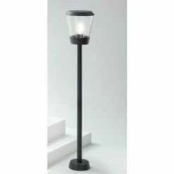 G.E.A. LUCE P.ex. A.light Lampe De Jardin D'extÉrieur Ip54 E27 100cm Gris Anthracite Ges821