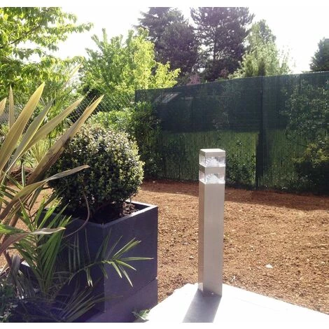 LUMIHOME Borne Pyramide 32 Led Inox 60 Cm 230V - 1000 Lumens - Garantie 5 Ans - Certifiée RoHs – Image 3