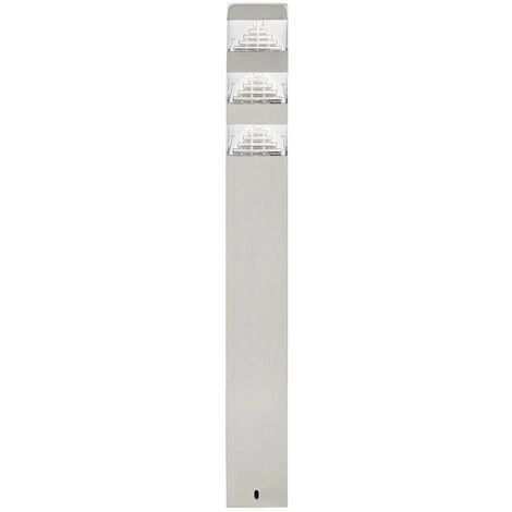 LUMIHOME Borne Pyramide 48 Led Inox 80 Cm - 230V - 1500 Lumens - Garantie 5 Ans - Certifiée RoHs – Image 3